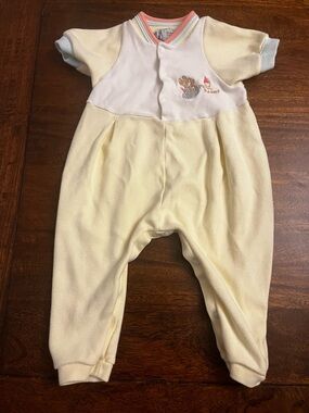 Vintage 80s Beatrix Potter Peter Rabbit Baby Romper (9M)